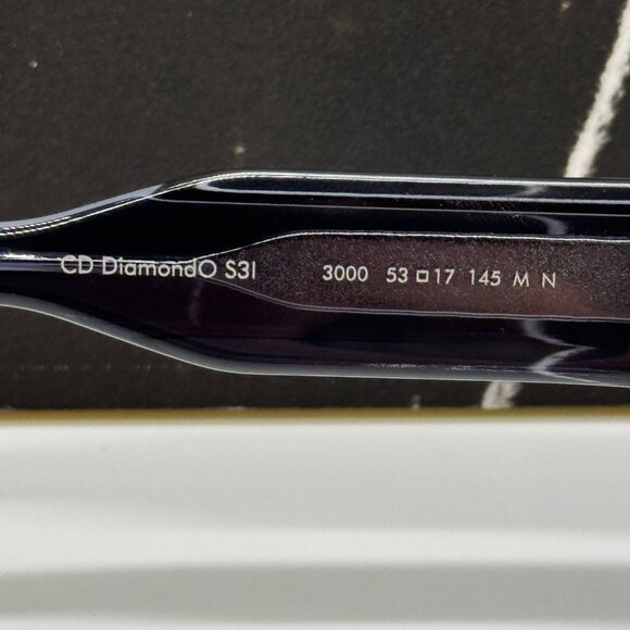 NEW CD DIAMONDO S3I 3000 DIOR SQUARE BLUE GREY EYEGLASSES DIOR - Picture 7 of 9